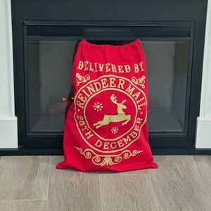Red Reindeer over sized bag
